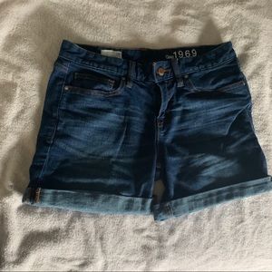 Dark Blue Gap Shorts